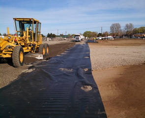 Parking lot subgrade preparation