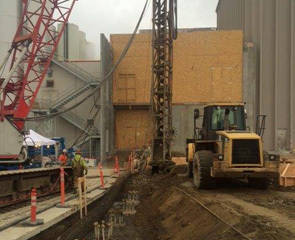 Auger Cast Pile Installation